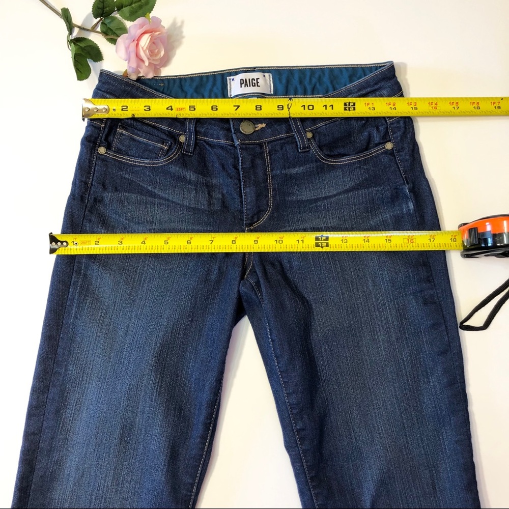 Paige Skyline Fit Blue Jeans - Picture 5 of 8